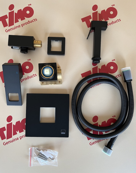 Смеситель встроенный с гигиеническим душем Timo Briana 7189/03SM